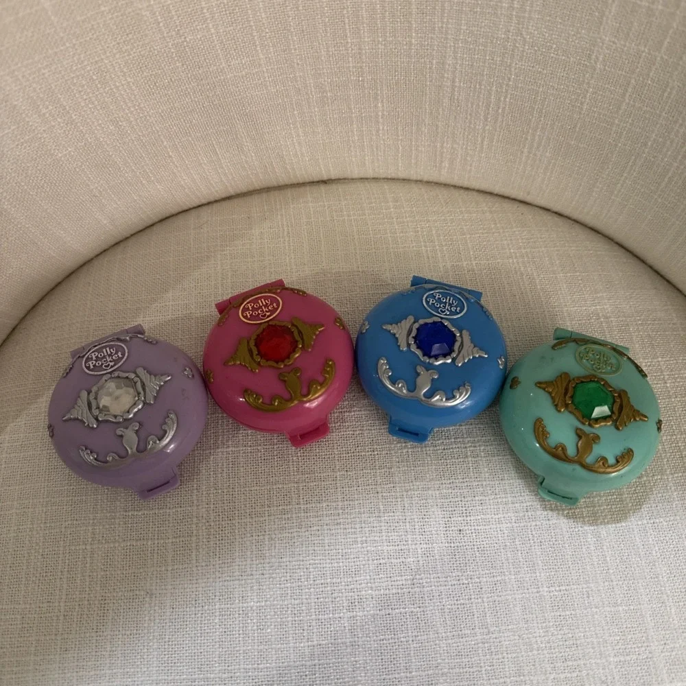Polly Pocket 1992 Jeweled Undersea Palace Rubin Forest Ice Kingdom Bluebird READ